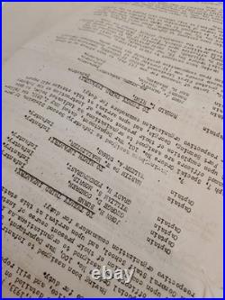 1933 CCC Special Orders 105+106 Fort Sam Houston Camp Bullis Roster TX