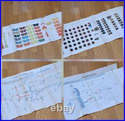 1933 Imperial Japanese Army Military Training Handbook withFoldout Charts & Photos