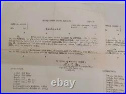 1933 Special Orders Maj Charles P. Stivers CO 2nd Bn 9th Inf, Fire Marshal & Co