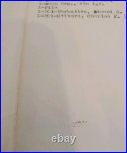 1933 Special Orders Maj Charles P. Stivers CO 2nd Bn 9th Inf, Fire Marshal & Co