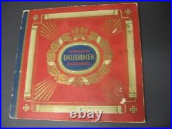 1933 Waldorf Astoria German Army Uniformen Book- 312 cards, series 1-26 complete