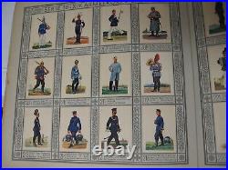 1933 Waldorf Astoria German Army Uniformen Book- 312 cards, series 1-26 complete