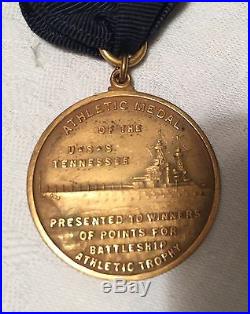 1934-35 USS TENNESSEE Athletic Medal W. J. Davis Points for Battleship Trophy