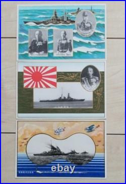 1934 Imperial Japanese Navy Grand Maneuvers Commemorative Postcards Set