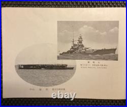 1934 Imperial Japanese Navy Warships Photo Album Nagato / Mutsu, Carriers Akagi
