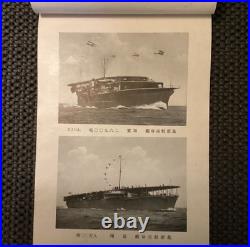 1934 Imperial Japanese Navy Warships Photo Album Nagato / Mutsu, Carriers Akagi