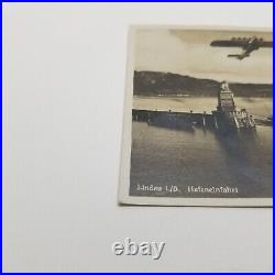 1934 Lindau Germany Postcard Harbor Entrance Cover To Nuremberg Do X Seaplane