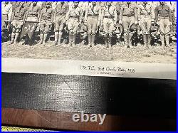 1935 CMTC CITIZENS' MILITARY TRAINING CAMP FORT CROOK, NE FRAMED PHOTO 10x19