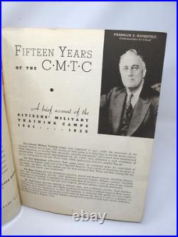 1935 Citizens Military Training Camps Memoirs Unit History Book Names Photos