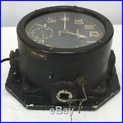 1935 US Navy General Electric Telechron Large Ships Clock