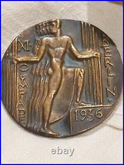 1936 Berlin Olympics XI Olympiad Participant Bronze Medal Original German ESS