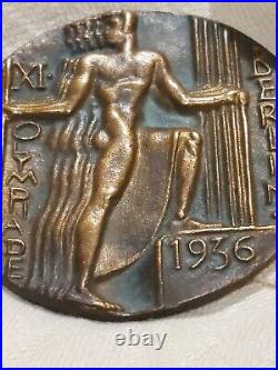 1936 Berlin Olympics XI Olympiad Participant Bronze Medal Original German ESS