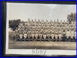 1936 Cmtc Citizens' Military Training Camp Fort Crook, Ne Framed Group Photo F1