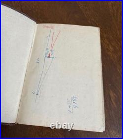 1936 Imperial Japanese Army Railroad Engineer Manual with Diagrams & Maps