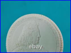 1936 Meissen Porcelain Medal Erlangen Huguenot 250th Anniversary Germany Boxed