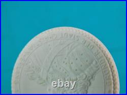 1936 Meissen Porcelain Medal Erlangen Huguenot 250th Anniversary Germany Boxed