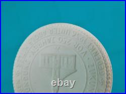 1936 Meissen Porcelain Medal Erlangen Huguenot 250th Anniversary Germany Boxed