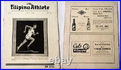 1936 Philippine THE FILIPINO ATHLETE Far Eastern Championship Games Article Mag
