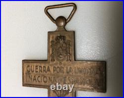 1936 Spanish Spain Civil War For Unity Cross Guerra Por La Unidad National