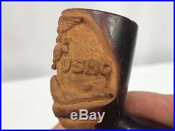 1936 US Marine Corps Hand Carved Tobacco Pipe