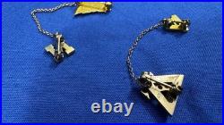 1936 US Naval Academy Graduation Pins Joseph H Patterson USS Squalus Berlin Olym