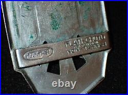 1936 WDP Oklahoma Belt Buckle WPA Armories War Department Colonel Eagle, Scarce