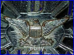 1936 WDP Oklahoma Belt Buckle WPA Armories War Department Colonel Eagle, Scarce