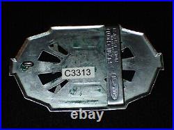 1936 WDP Oklahoma Belt Buckle WPA Armories War Department Colonel Eagle, Scarce