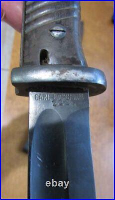 1937 Carl Eickhorn 15 Bayonet 9351h 112 Scabbard S/2440 Leather Frog Wwii M98