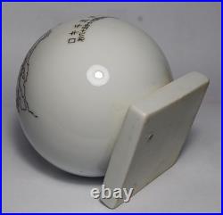 1937 Japanese Kamikaze-Go Tokyo London Record Flight Ceramic Ashtray