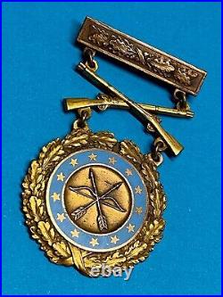 1938, ARMY LEVEL PRIZE, BRONZE, RIFLE COMPETITION, INFANTRY, NAMED, withRESEARCH