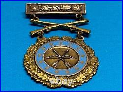 1938, ARMY LEVEL PRIZE, BRONZE, RIFLE COMPETITION, INFANTRY, NAMED, withRESEARCH