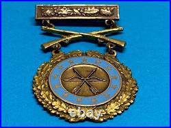 1938, ARMY LEVEL PRIZE, BRONZE, RIFLE COMPETITION, INFANTRY, NAMED, withRESEARCH
