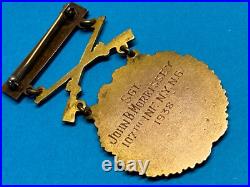 1938, ARMY LEVEL PRIZE, BRONZE, RIFLE COMPETITION, INFANTRY, NAMED, withRESEARCH 1938, ARMY LEVEL PRIZE, BRONZE, RIFLE COMPETITION, INFANTRY, NAMED, withRESEARCH