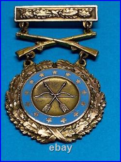 1939, ARMY LEVEL PRIZE, BRONZE, RIFLE COMPETITION, INFANTRY, NAMED, withRESEARCH