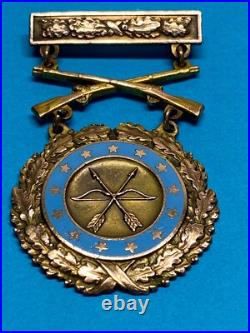 1939, ARMY LEVEL PRIZE, BRONZE, RIFLE COMPETITION, INFANTRY, NAMED, withRESEARCH