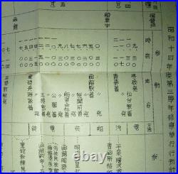 1939 Imperial Japanese Army Cadet School Trip Guidebook Sendai-Hokkaido