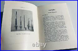 1939 Spanish Civil War Small Arms book Book Prontuaro de Armamento V. Minon