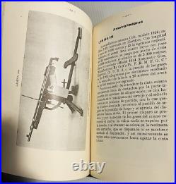 1939 Spanish Civil War Small Arms book Book Prontuaro de Armamento V. Minon