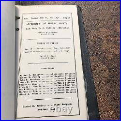 1941 City of Pittsburgh Police Dept. Rules & Regulations Book 363 Badge 486