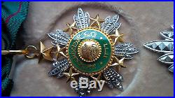 1949 Order of the Star of Jordan Complete Set Medal Badge Wissam Nichan Kawkab