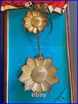 1953 Egypt Order of Merit 1st Class Grand Cross Sash Badge Jamal Abdul Nasser