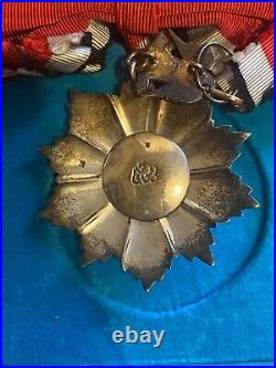 1953 Egypt Order of Merit 1st Class Grand Cross Sash Badge Jamal Abdul Nasser