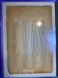 1966 US Army Commission Certificate Colonel in the Corps of Engineers Framed