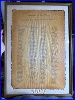 1966 US Army Commission Certificate Colonel in the Corps of Engineers Framed