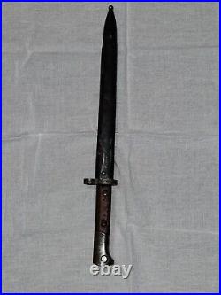 1WW2 Rare Czech CSZ Mauser Bayonet With Scabbard excellent condition