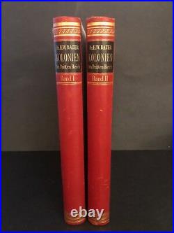 2 Volume German Language Set of Books Kolonien im Dritten Reich 1936 3rd Reich