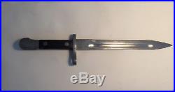 2 vintage bayonets, 1921 Lithgow, and a Turkish Mauser bayonet, good condition