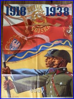 20th anniversary of the Czechoslovak Army and Legionnaires 1918 -1939 poster