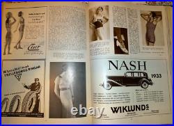26 Issues 1933 Swedish Magazines Photos of Hitler Goring Mussolini WWII RARE